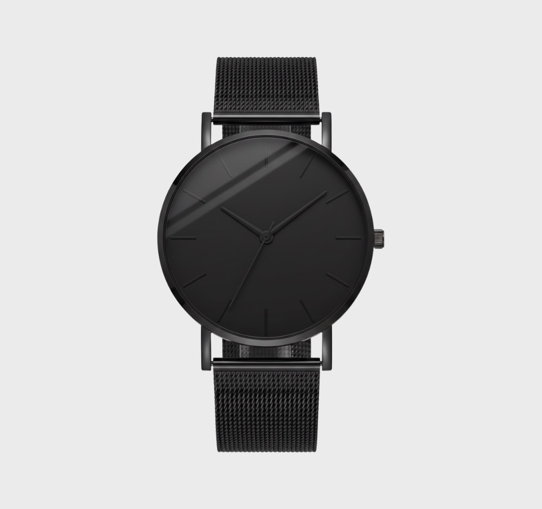 Classic Prime — Relógio Masculino de Luxo com Pulseira em Couro e Movimento Quartzo para Negócios e Uso Casual 